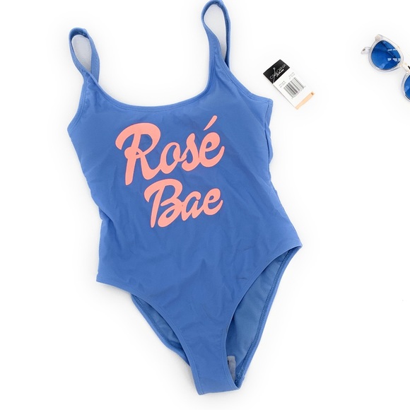 California Waves Other - 4/$25 Rose Bae Wine Swimsuit One Piece Swimsuit